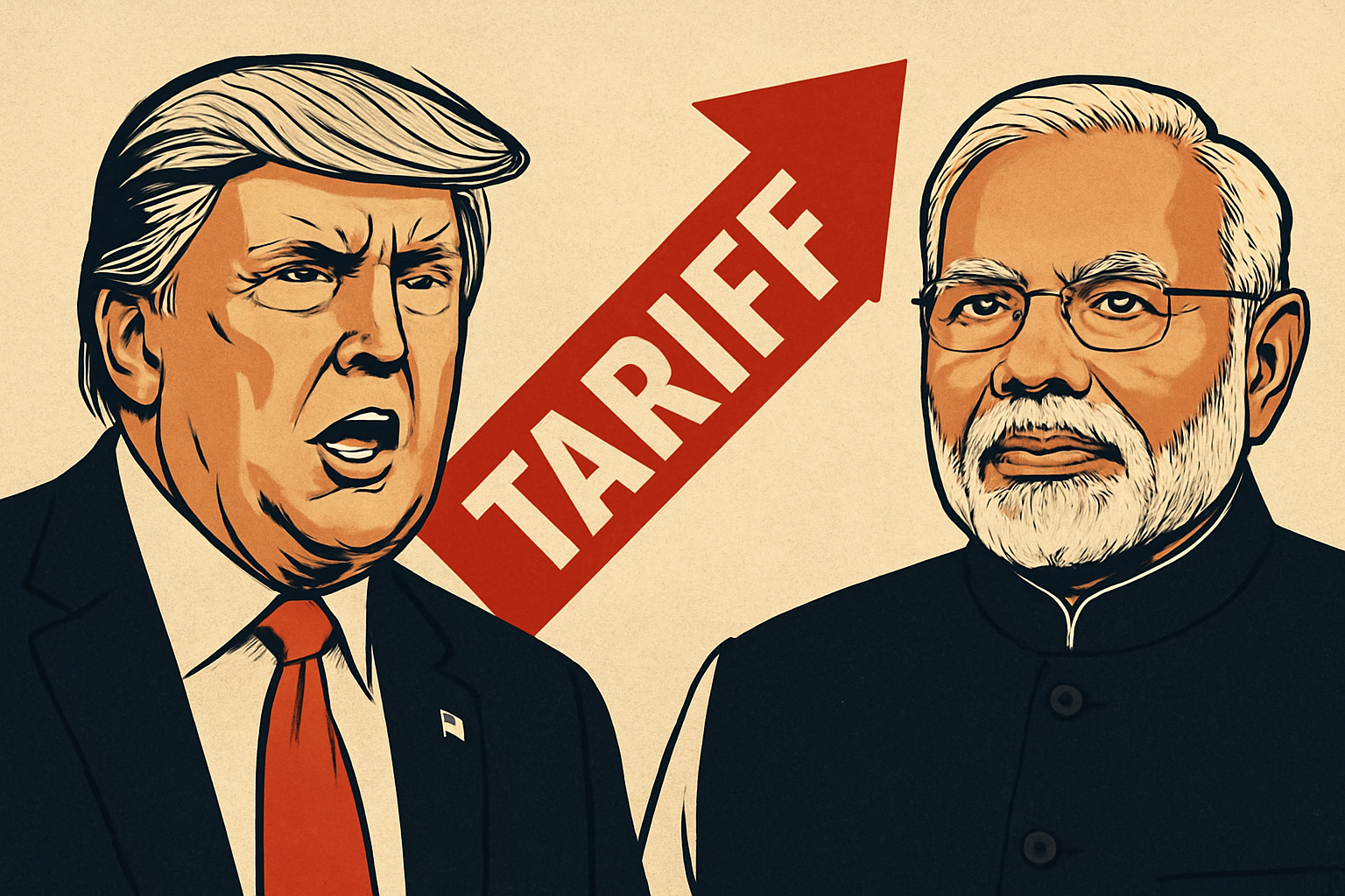 trump tariffs impact on india in marathi